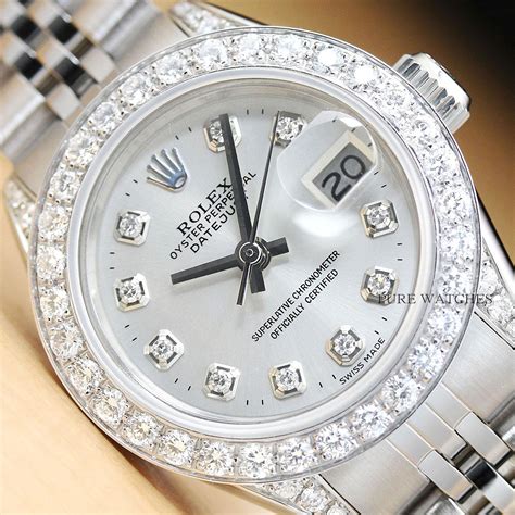 diamond women's rolex|Rolex diamond bezel watches.